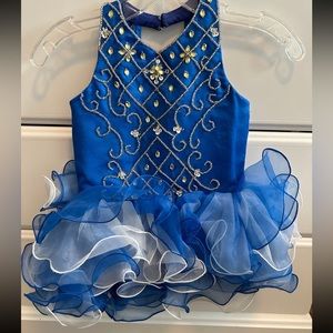 little girls pageant dress blue